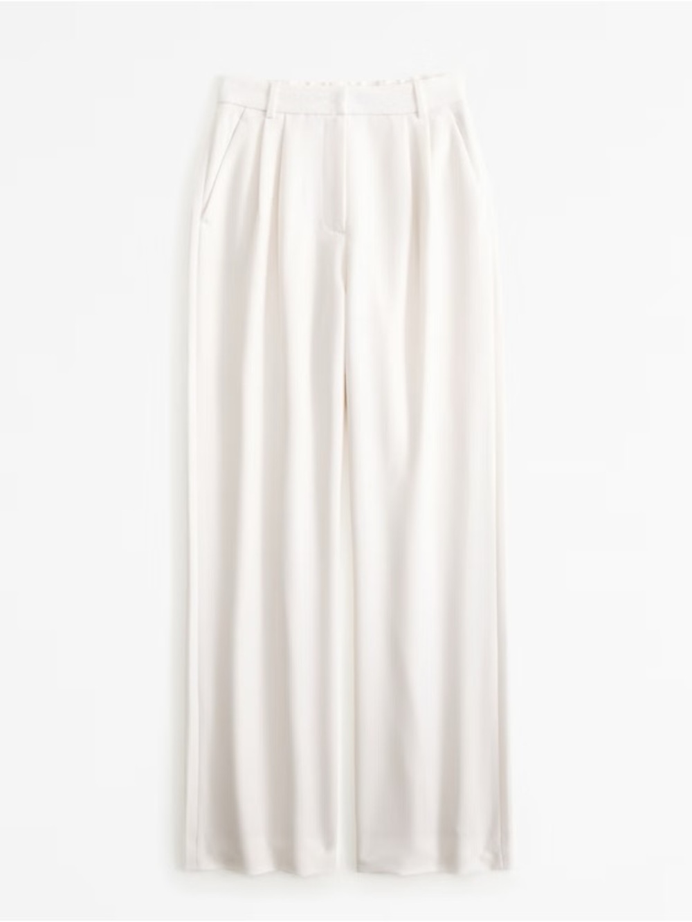 Curve Love Abercrombie & Fitch Sloane Low Rise Tailored Wide Leg Pant